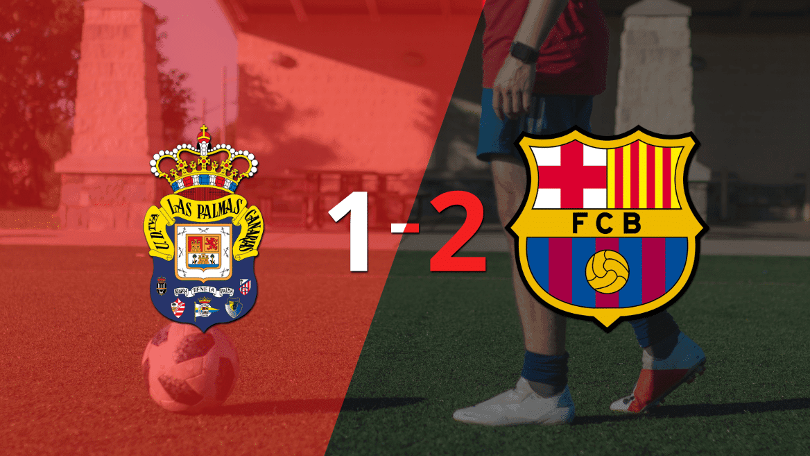 Por una mínima ventaja Barcelona se lleva los tres puntos ante UD Las Palmas