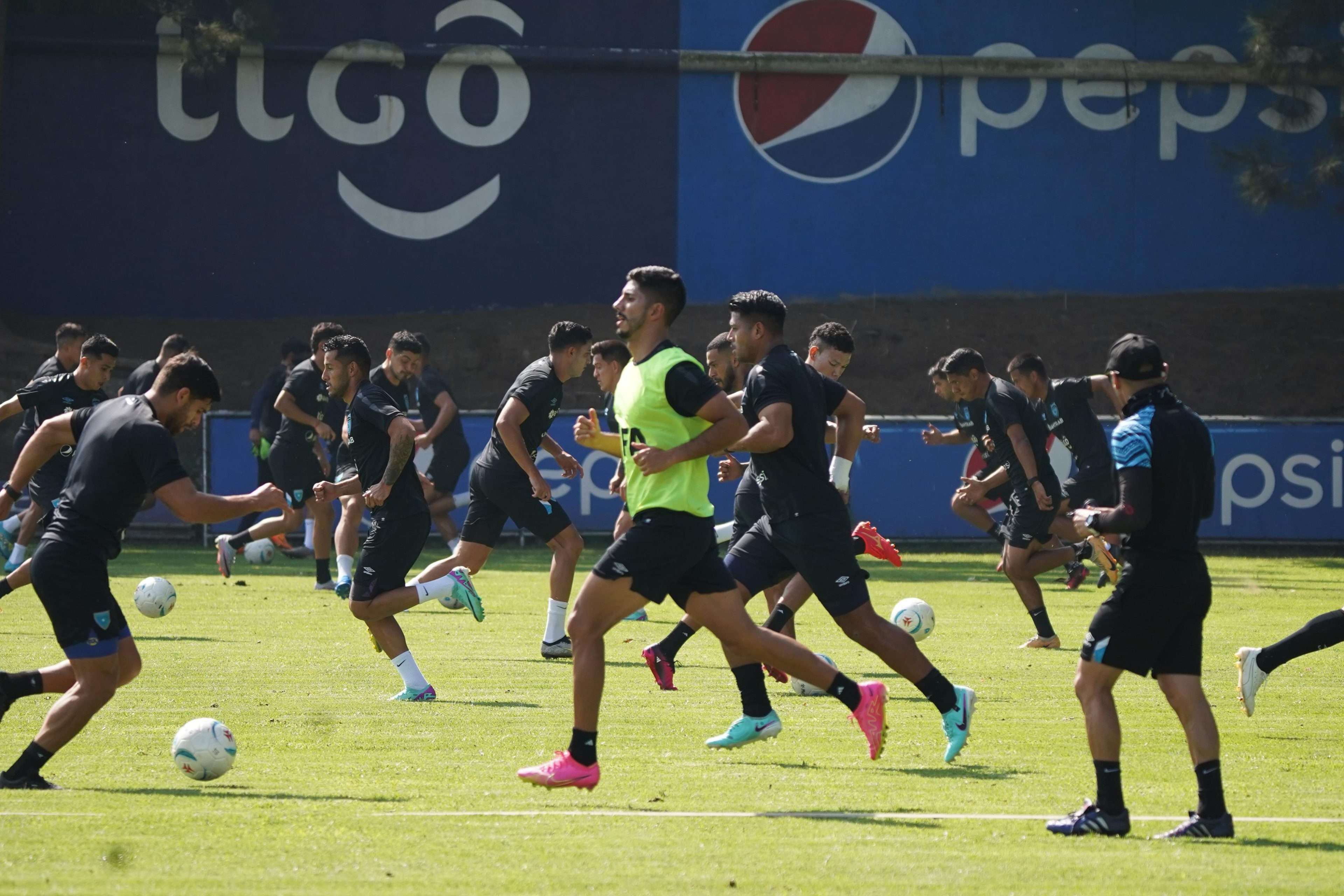 Selección de Guatemala se sigue entrenando previo al primer juego del 2024