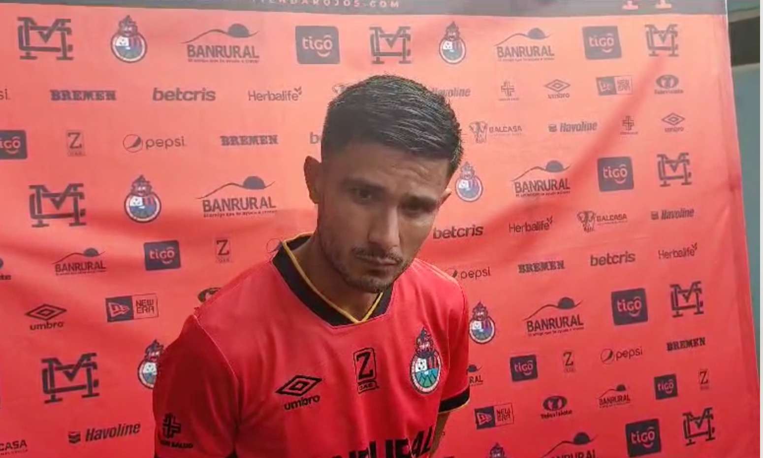 José Mena defensor costarricense y refuerzo de Municipal para el Clausura 2024 habló sobre debut con gol.