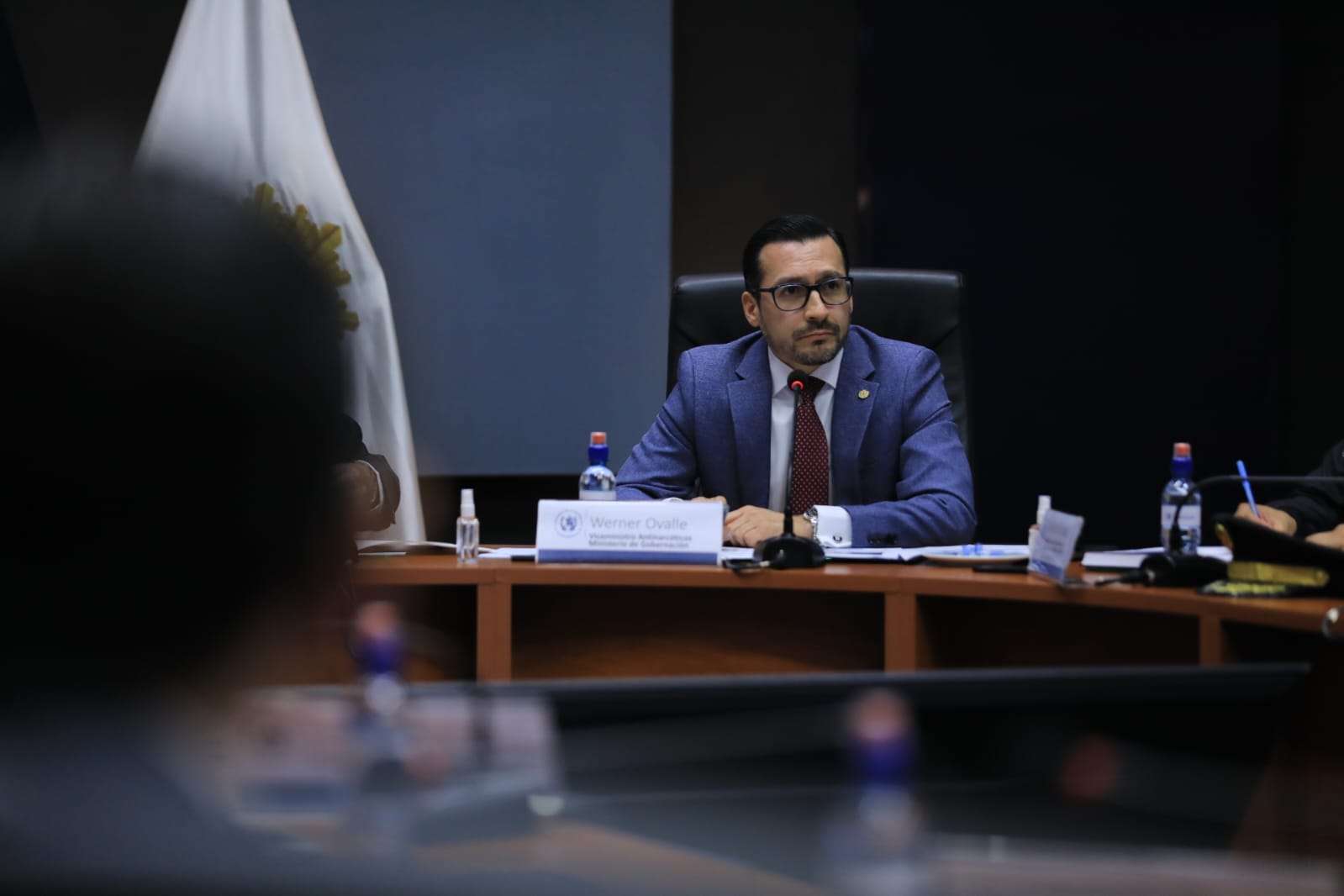 Werner Ovalle en el Viceministerio antinarcótico