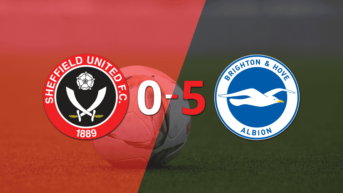Goleada de Brighton and Hove a Sheffield United con doblete de Simon Adingra incluído