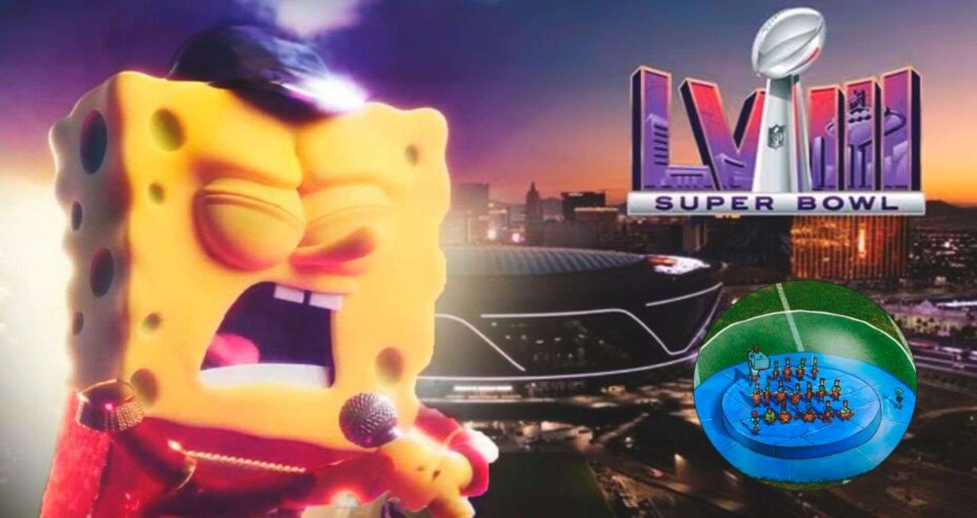 Bob esponja en super bowl