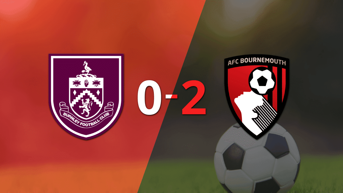 Con dos tantos, Bournemouth derrotó a Burnley en su casa