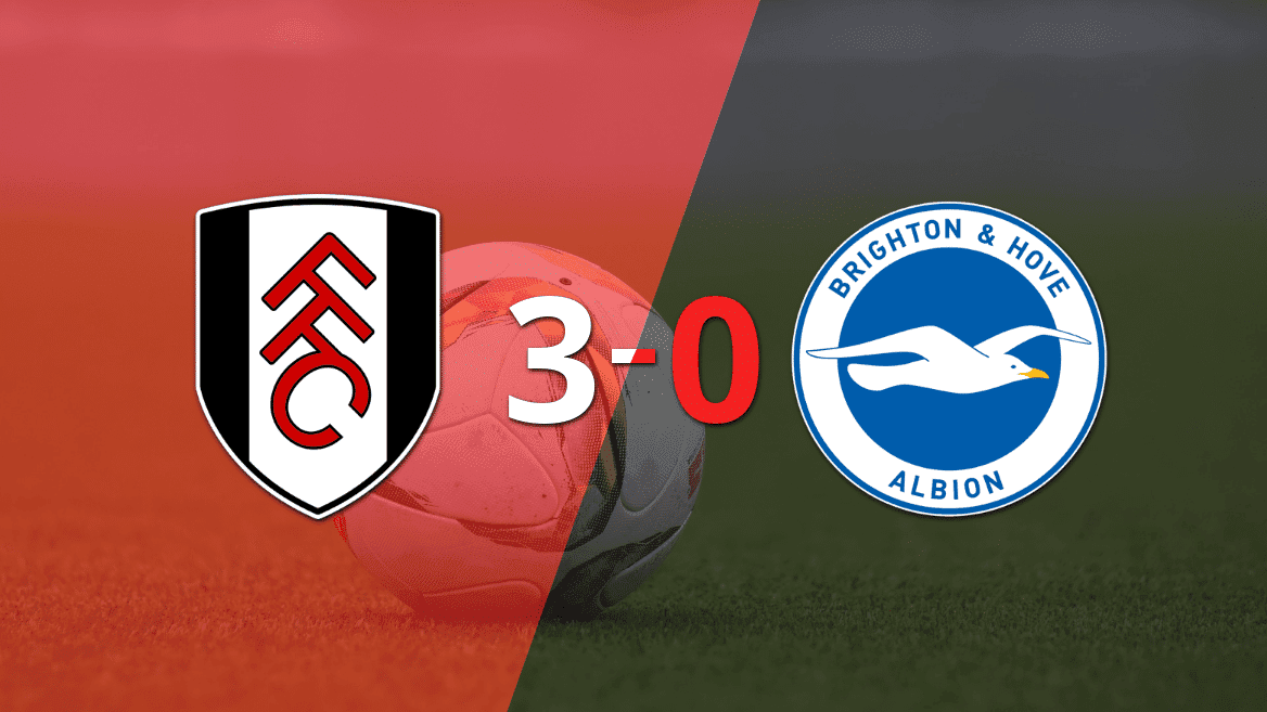 Fulham fue imparable y goleó 3 a 0