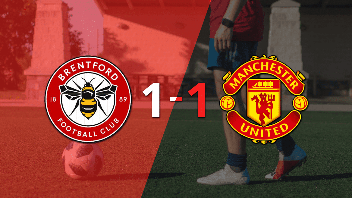 Brentford y Manchester United se reparten los puntos y empatan 1-1