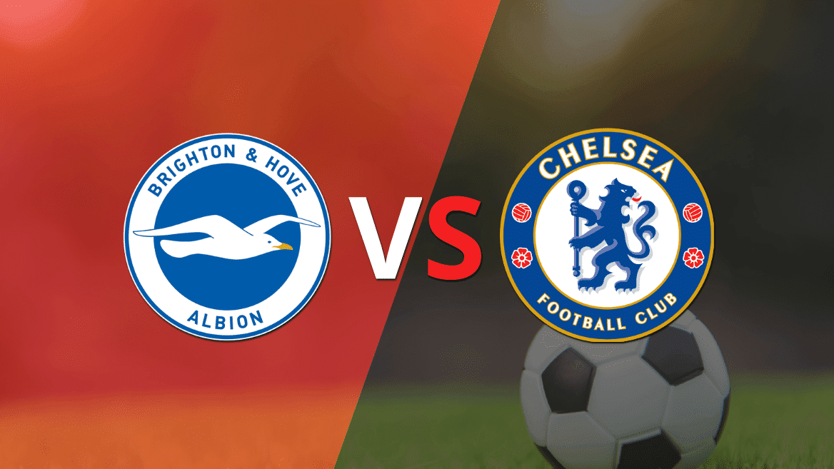 Chelsea le está ganando a Brighton and Hove en el estadio The Amex