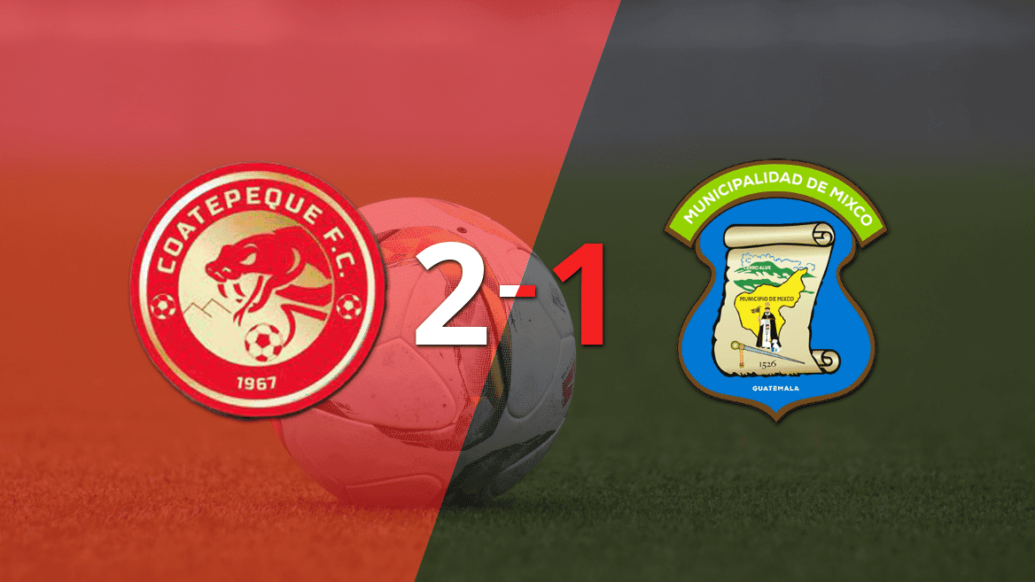 Dep. Coatepeque consiguió una victoria por 2 a 1 ante Mixco