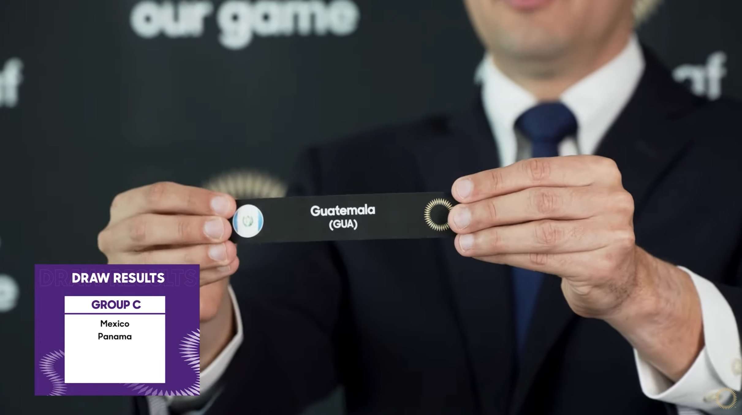 Selección Sub20 de Guatemala sorteo premundial