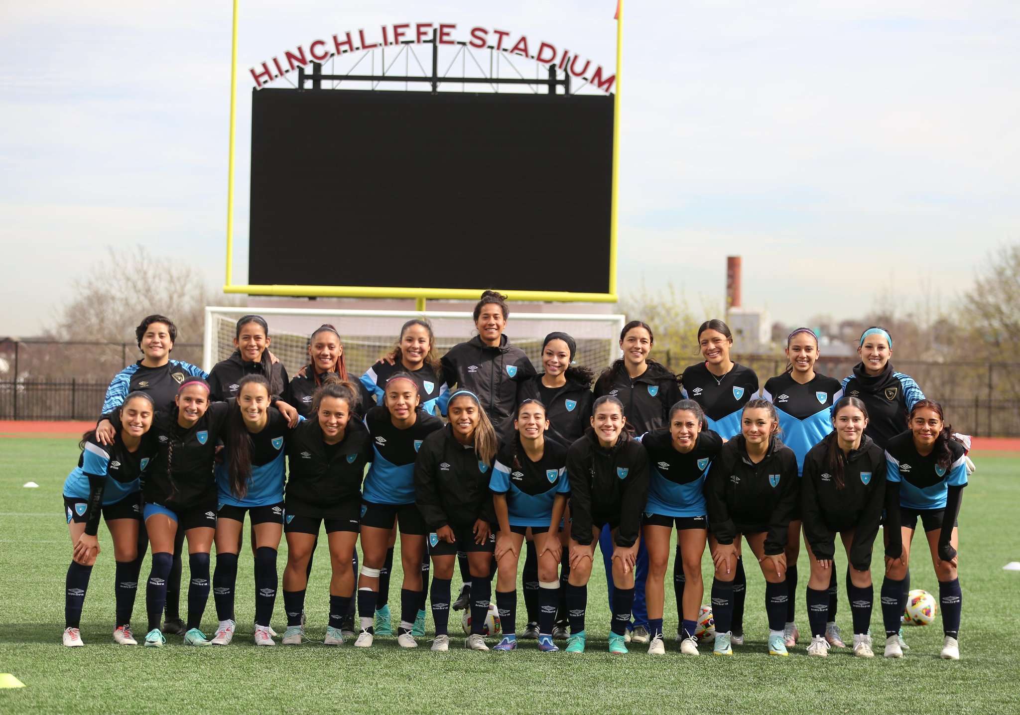Selección Femenina de Guatemala en Hinchliffe Stadium en New Jersey