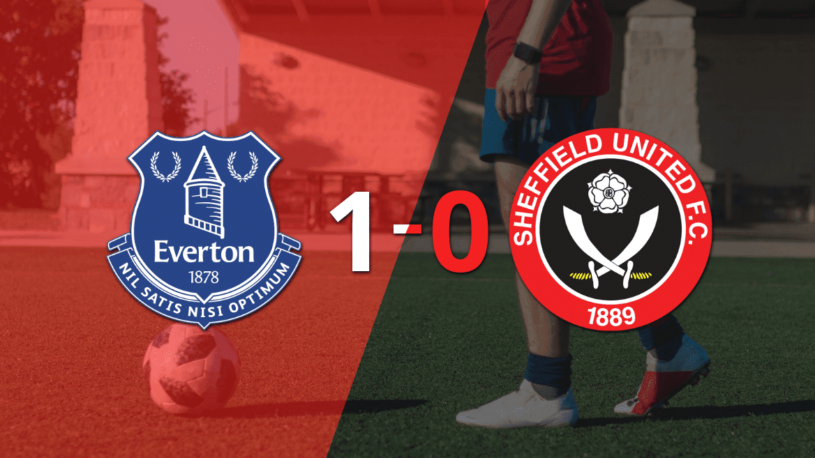 A Everton le alcanzó con un gol para derrotar a Sheffield United en el estadio Goodison Park