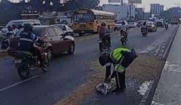 ÚLTIMA HORA | Reportan mancha de aceite en puente Belice, Zona 18