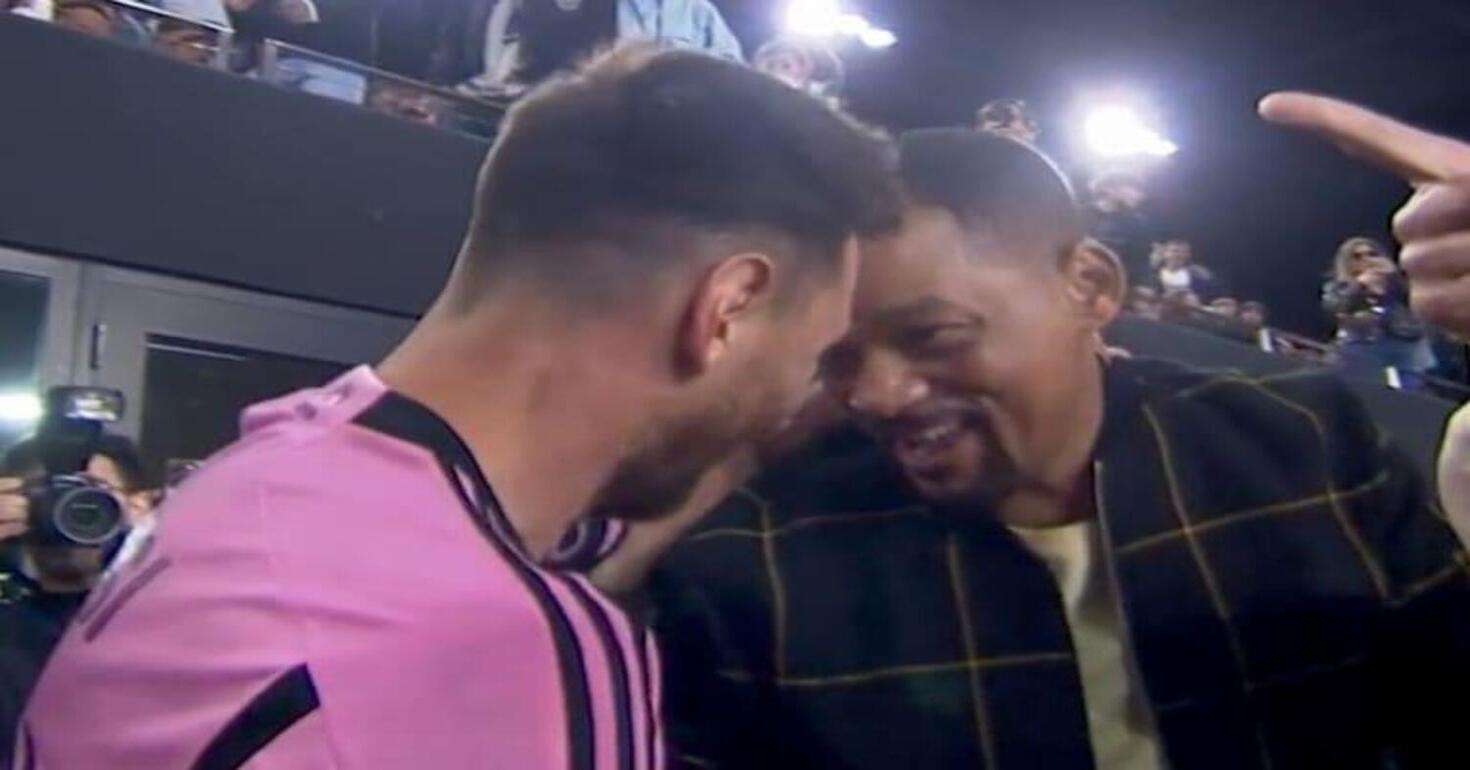 Messi y Will Smith