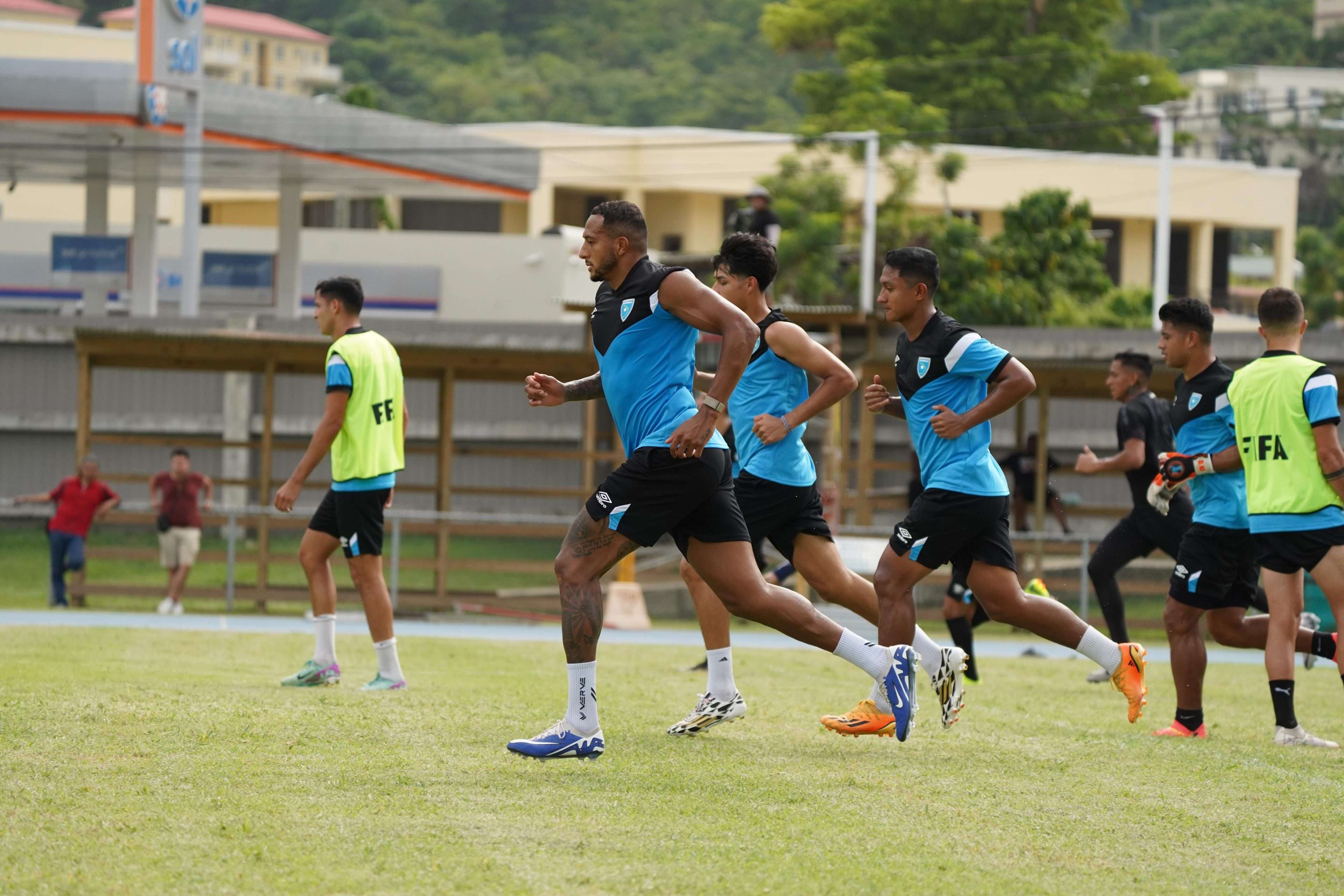 Selección Nacional de Guatemala por la prueba ante Islas Vírgenes Británicas