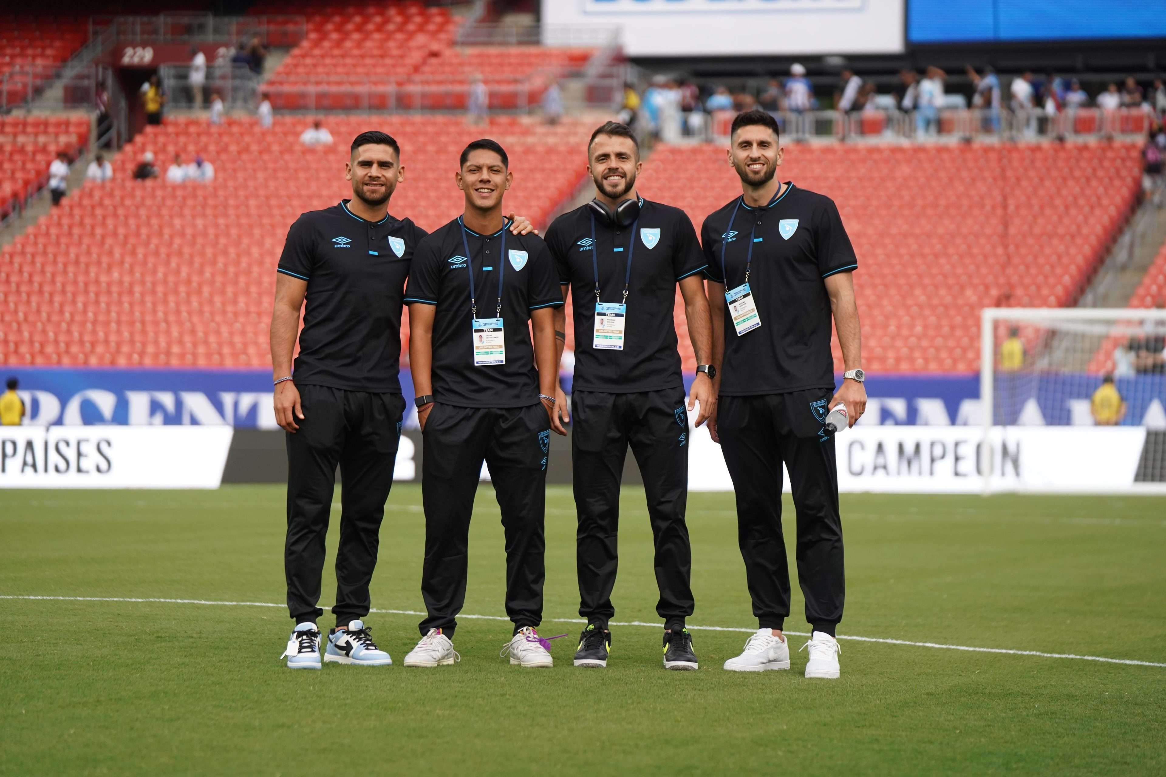 Selección Nacional de Guatemala ya se encuentra en el estadio para el duelo ante Argentina