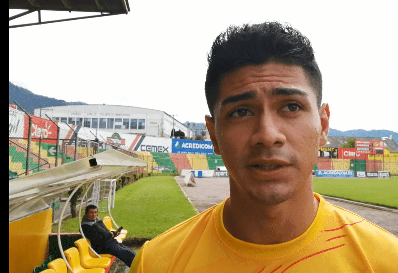 Jorge Mario Ajmac, el nuevo fichaje del CD Marquense con experiencia previa en Liga Nacional, está listo para jugar con su nuevo equipo.