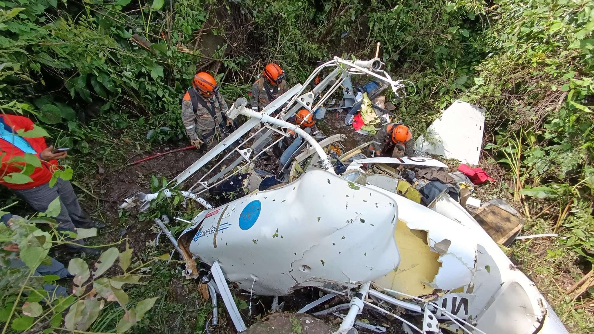 ÚLTIMA HORA | Encuentran helicóptero desaparecido y los cuerpos sin vida de sus tripulantes en Escuintla