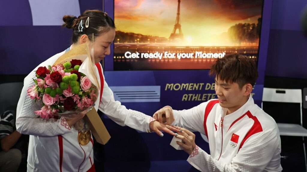 Oro olímpico y propuesta de matrimonio: El momento más romántico de París 2024