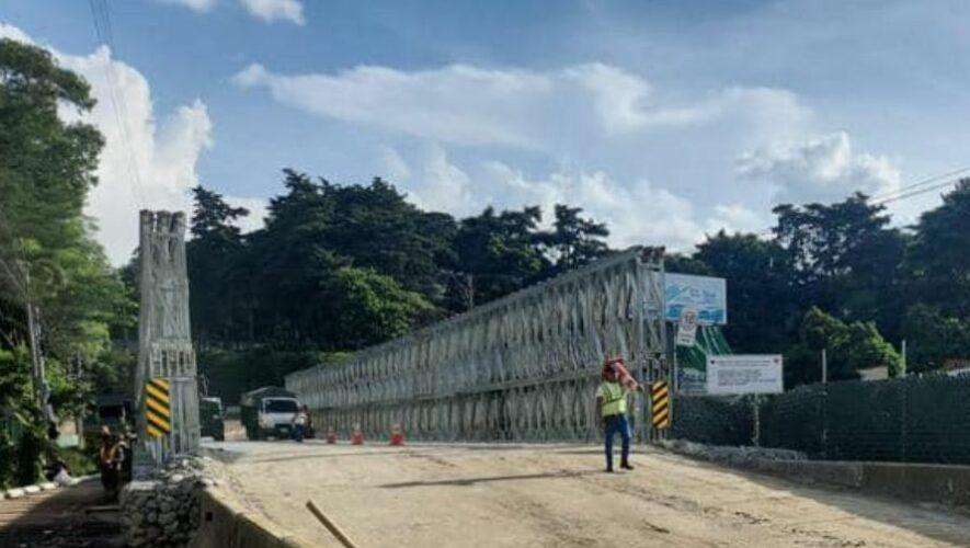 ÚLTIMA HORA | Cierran puente provisional en kilómetro 17 de Villa Nueva por lluvia intensa