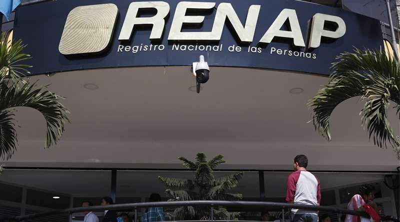 Oficinas del Renap permanecerán cerradas este 15 y 16 de agosto por festividades