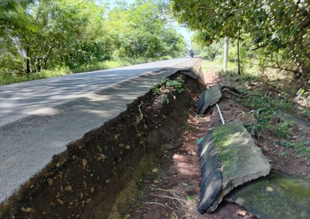 ÚLTIMA HORA | Reportan socavamiento en kilómetro 113, Taxisco, Santa Rosa