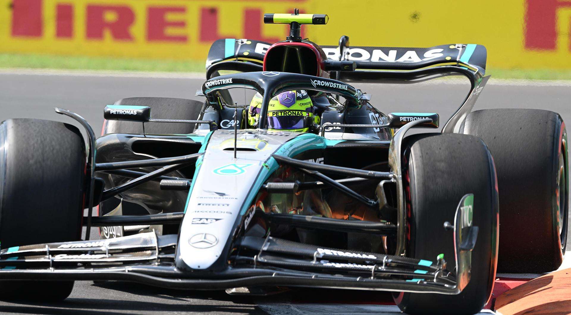 Hamilton lideró el segundo libre de Monza, Sainz fue tercero