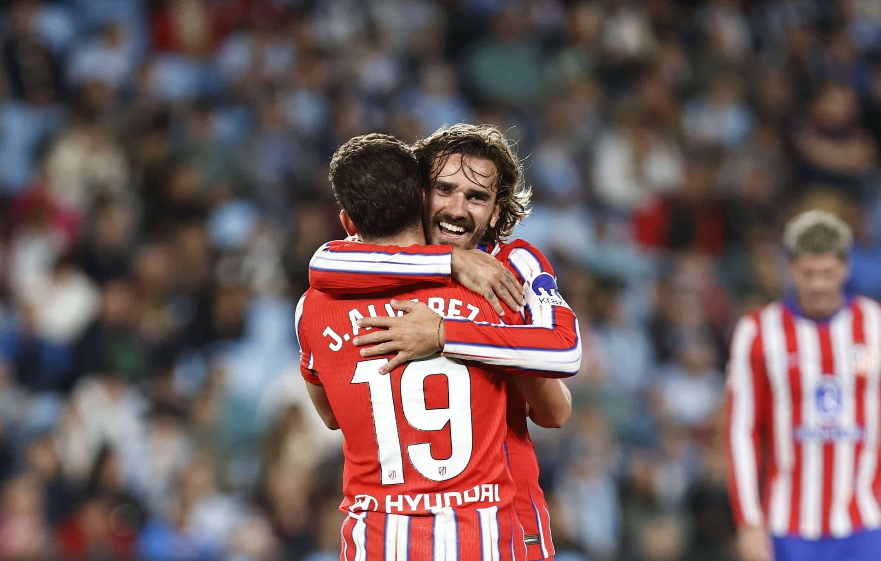 Atlético de Madrid derrota al Celta con gol agónico de Julián Álvarez