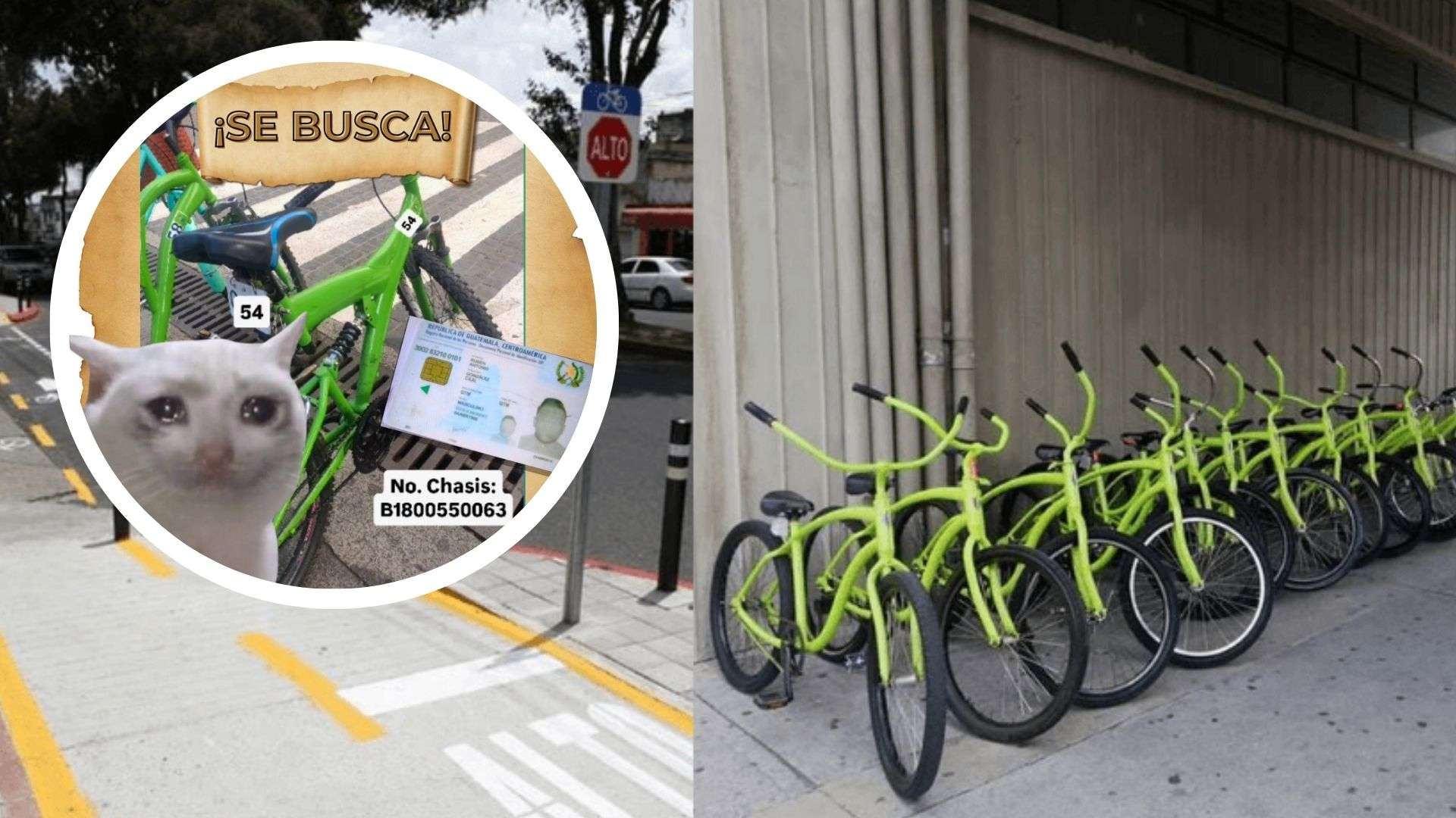 ¿Dónde está la bici, Rubén? Municipalidad de Guatemala solicita la devolución de bicicleta