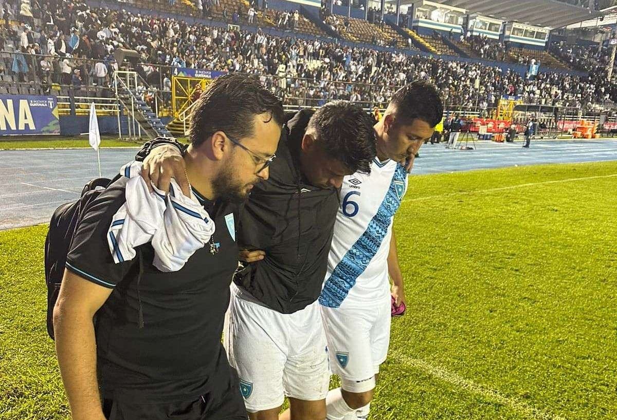 Confirman tipo de lesión que sufrió Galindo en juego contra los Ticos