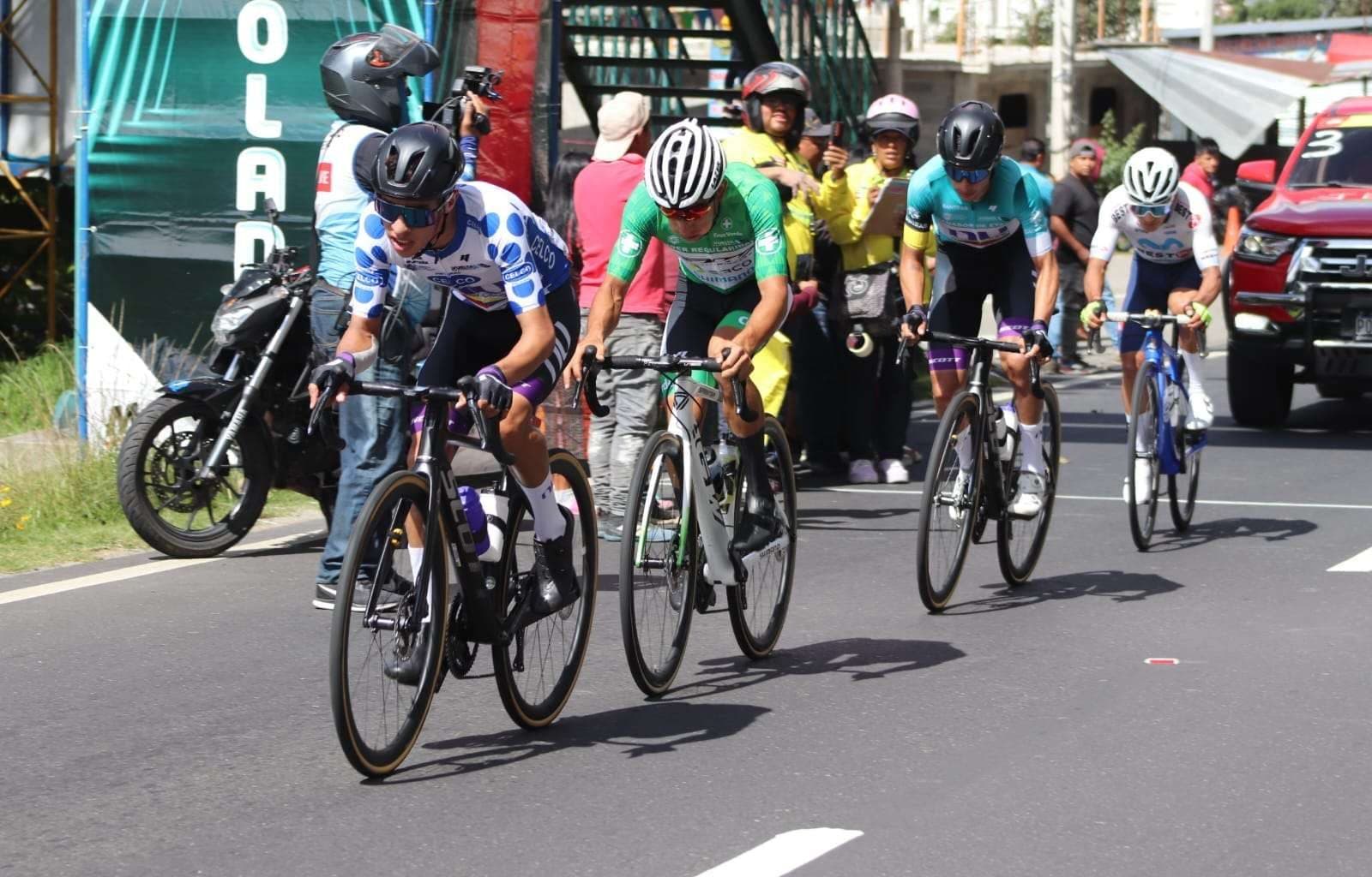 Vuelta Ciclística | Así quedó el podio de la meta volante en San José Chacayá