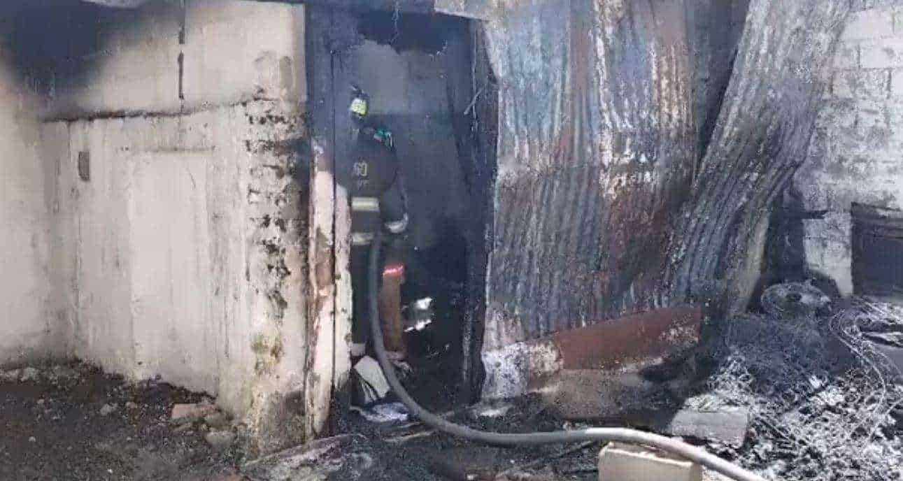 ÚLTIMA HORA | Incendio en vivienda de Villa Nueva deja daños materiales