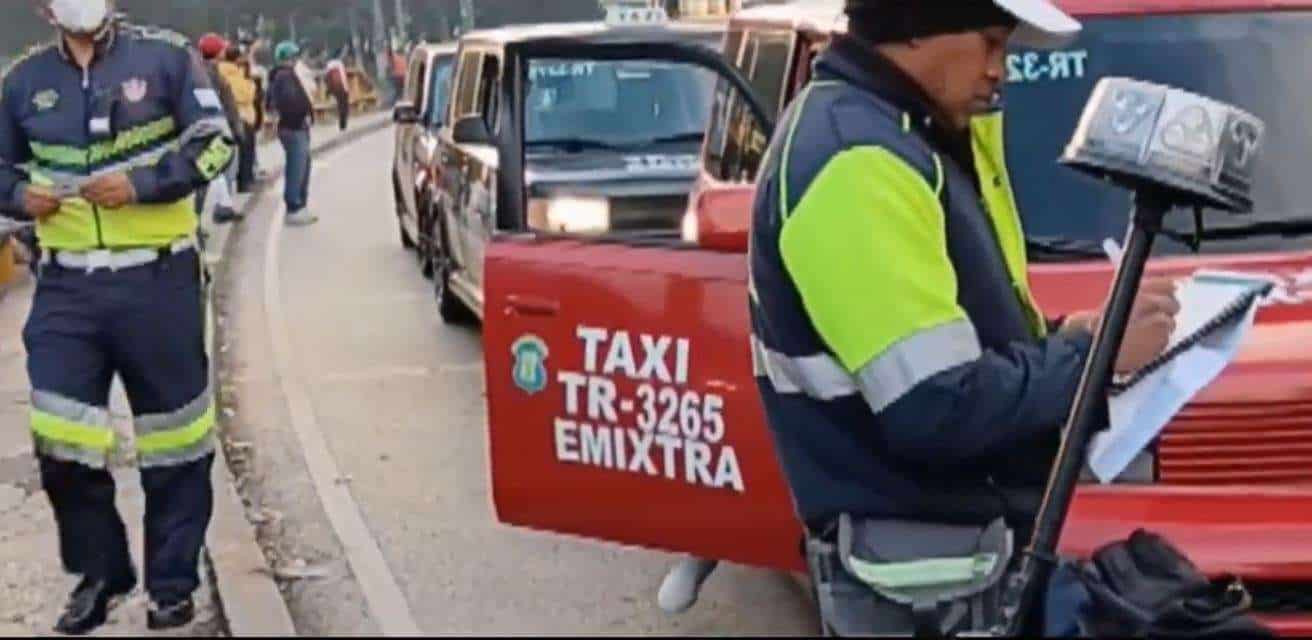 Inicia tercera fase del operativo taxis piratas
