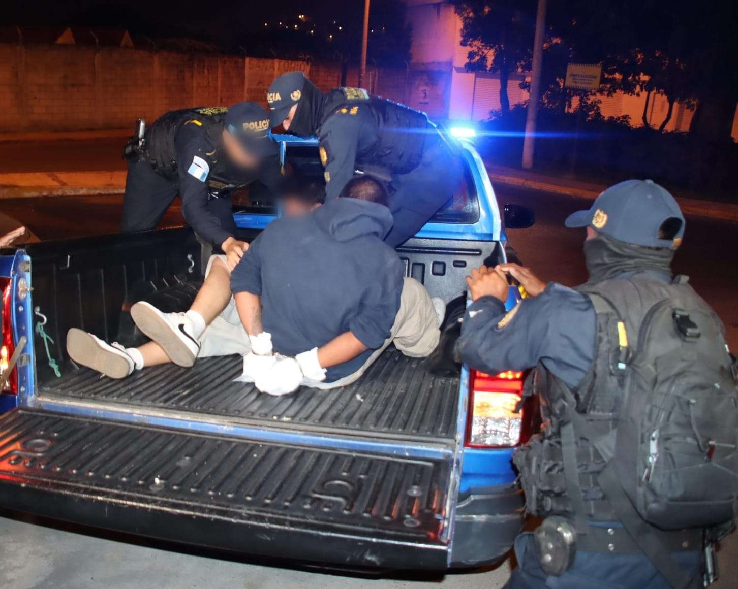 Capturan a “El Coche” y “La Muerte” tras persecución en la zona 18