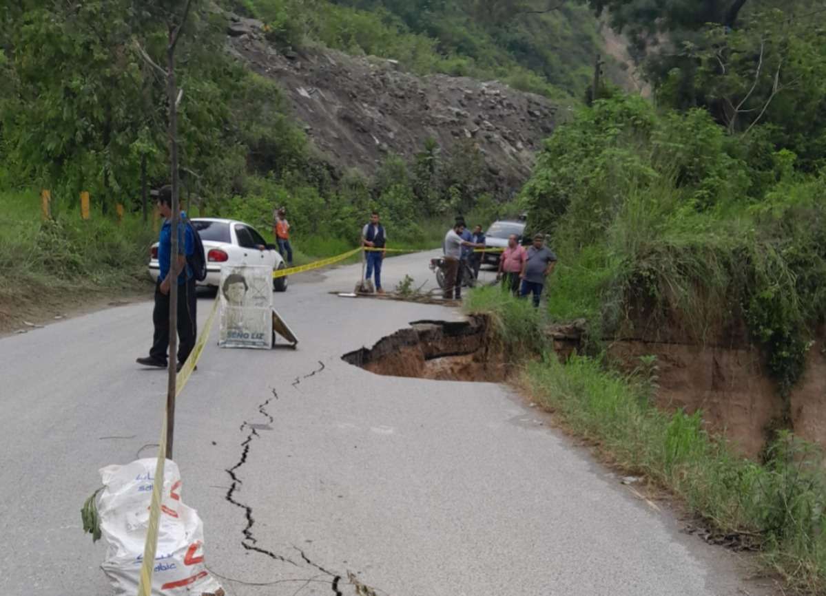 ¿Qué provocó el hundimiento en Chinautla?