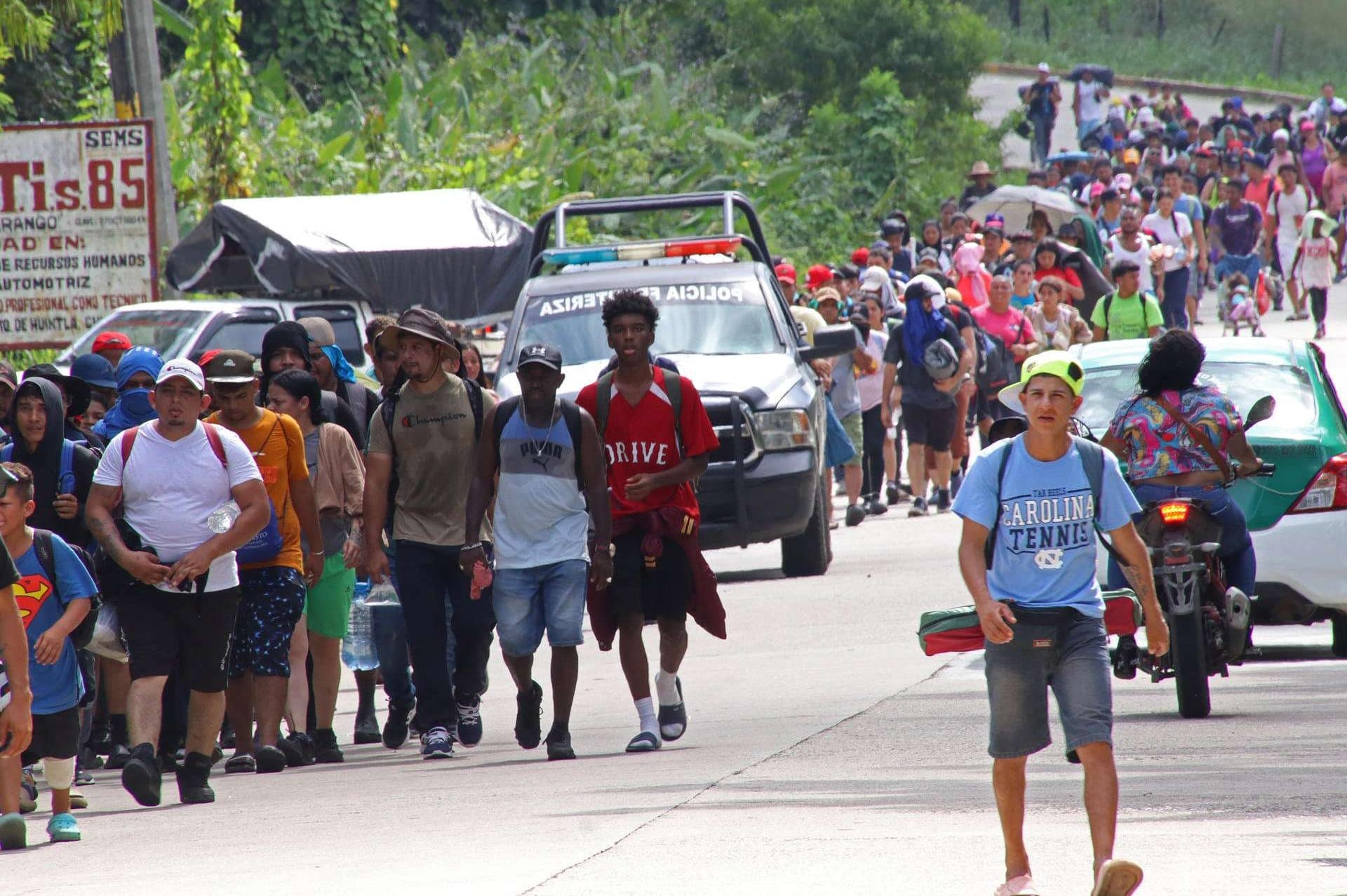 Las caravanas migrantes se multiplican en la frontera sur de México antes de Trump