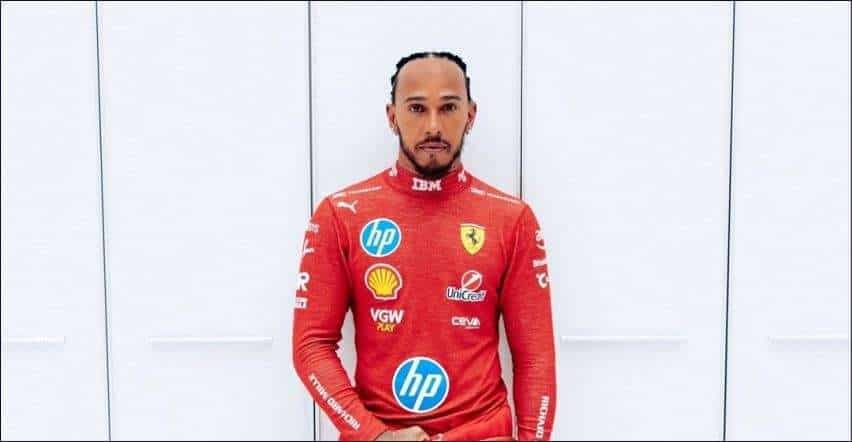 “Primera vez de rojo” Hamilton enciende la pasión tifosi