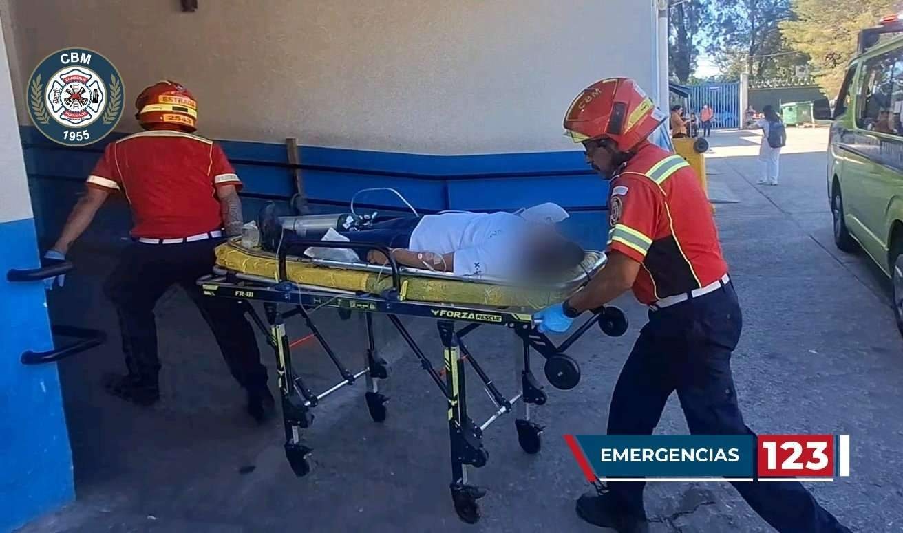 Empleados sufren intoxicación por químico en una fábrica en Mixco