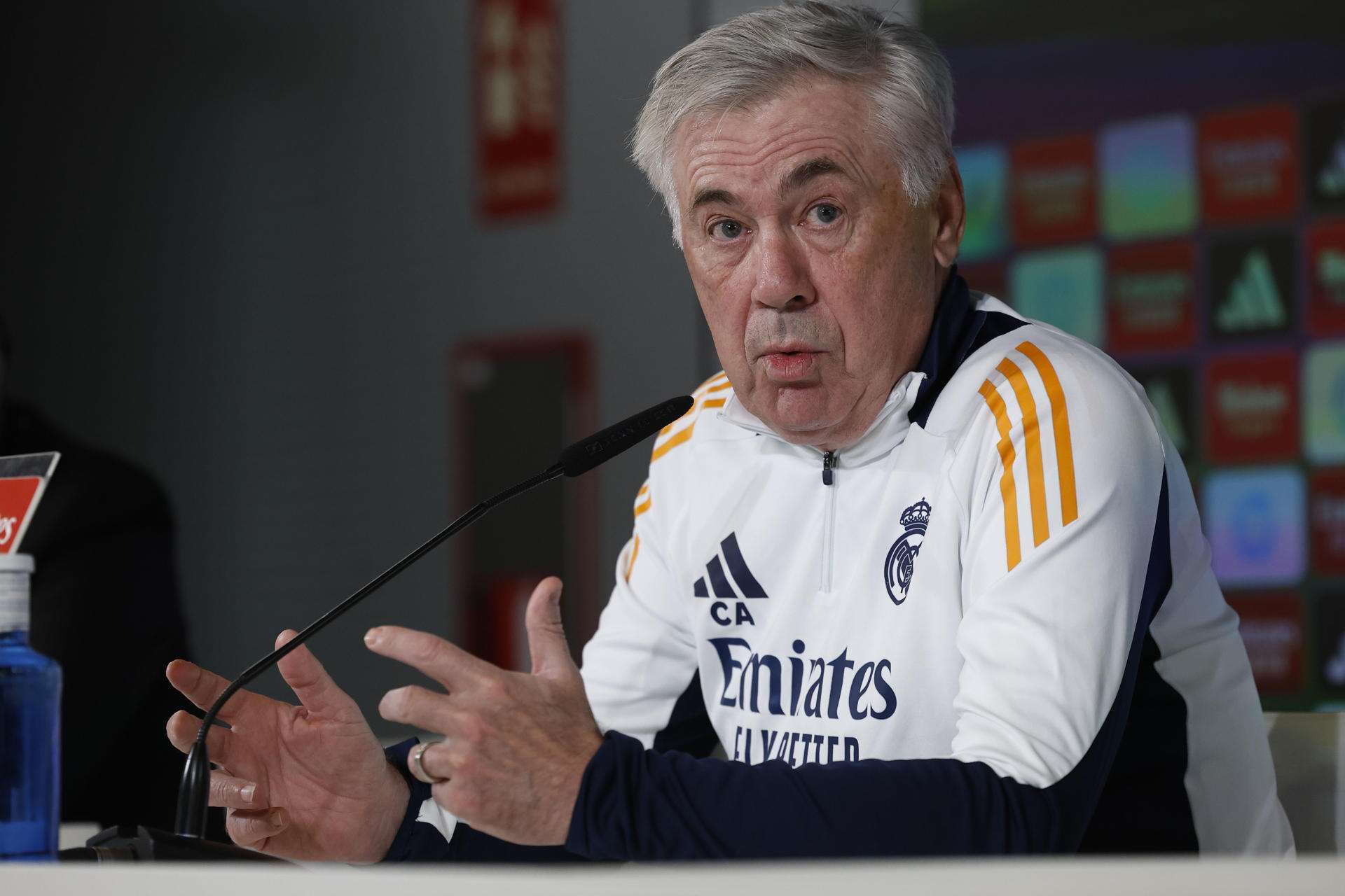 Ancelotti: «Rodrygo en la izquierda es un tema de debate»