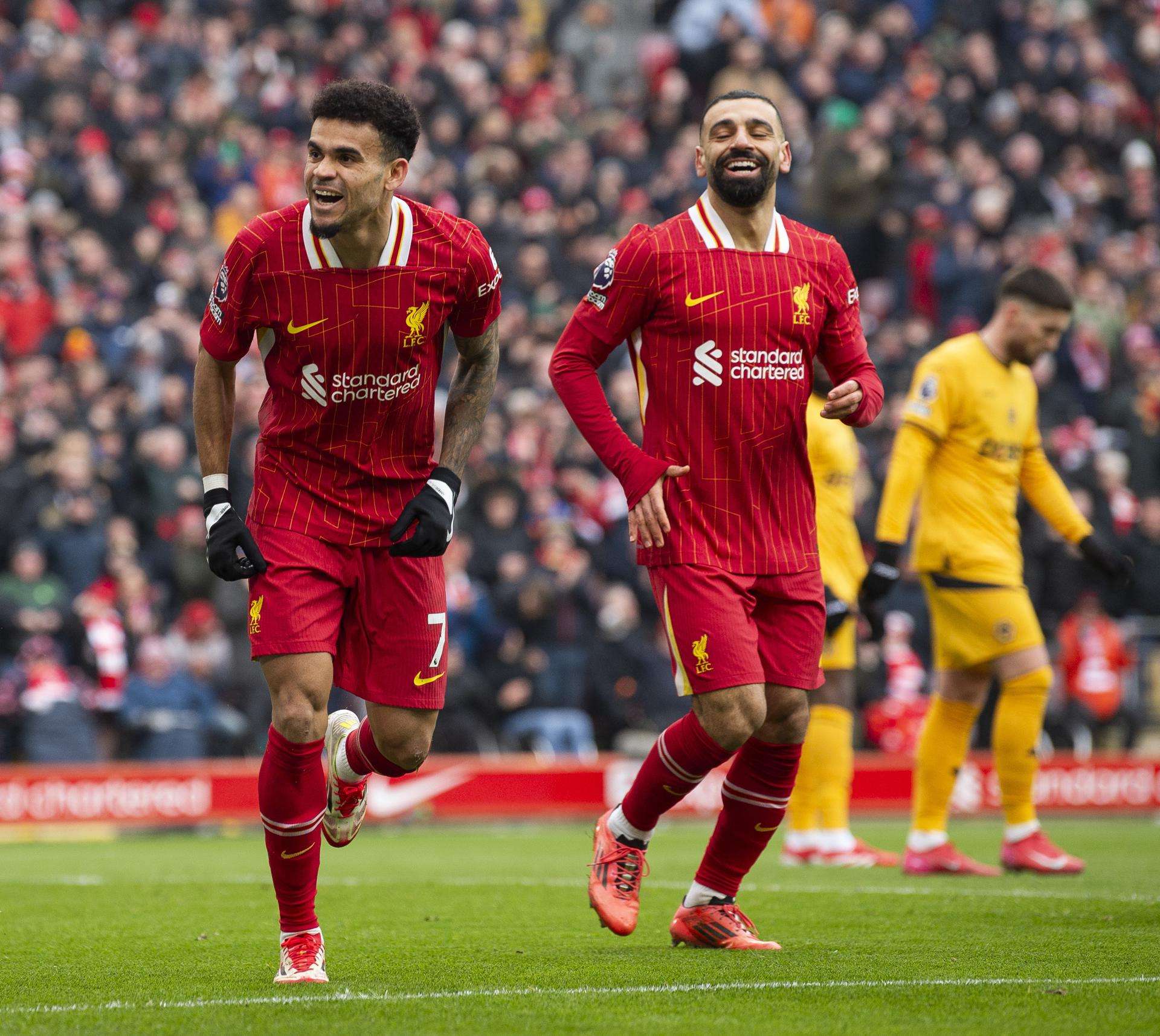 Luis Díaz rehabilita al Liverpool al frente de la Premier League