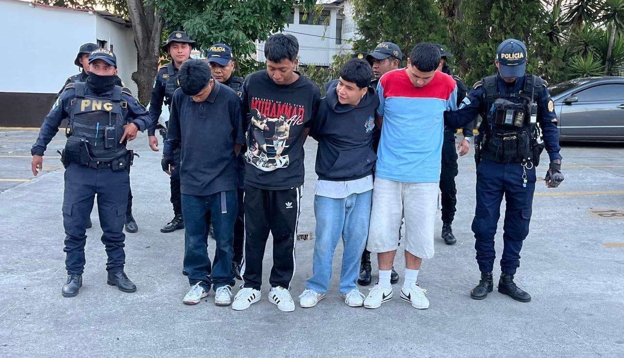 Policía frustra ataque armado y captura a cuatro mareros en El Milagro