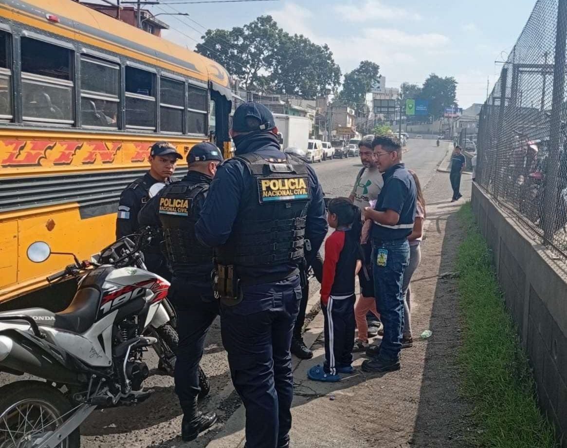 Menor perdida sobre el bulevar de Ciudad Real fue entregada a la PNC