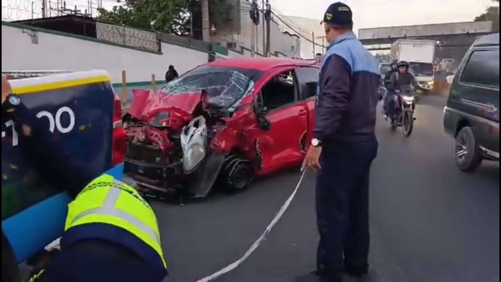 ¡Tránsito lento! Colapsa ruta CA-9 tras accidente múltiple: fila de vehículos llega al km 23