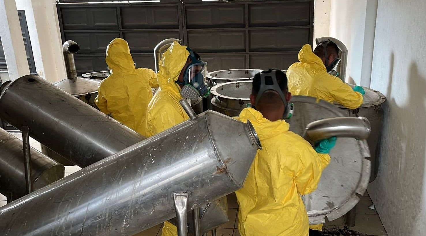 EN IMÁGENES | Qué encontraron en el narcolaboratorio descubierto en San José Pinula