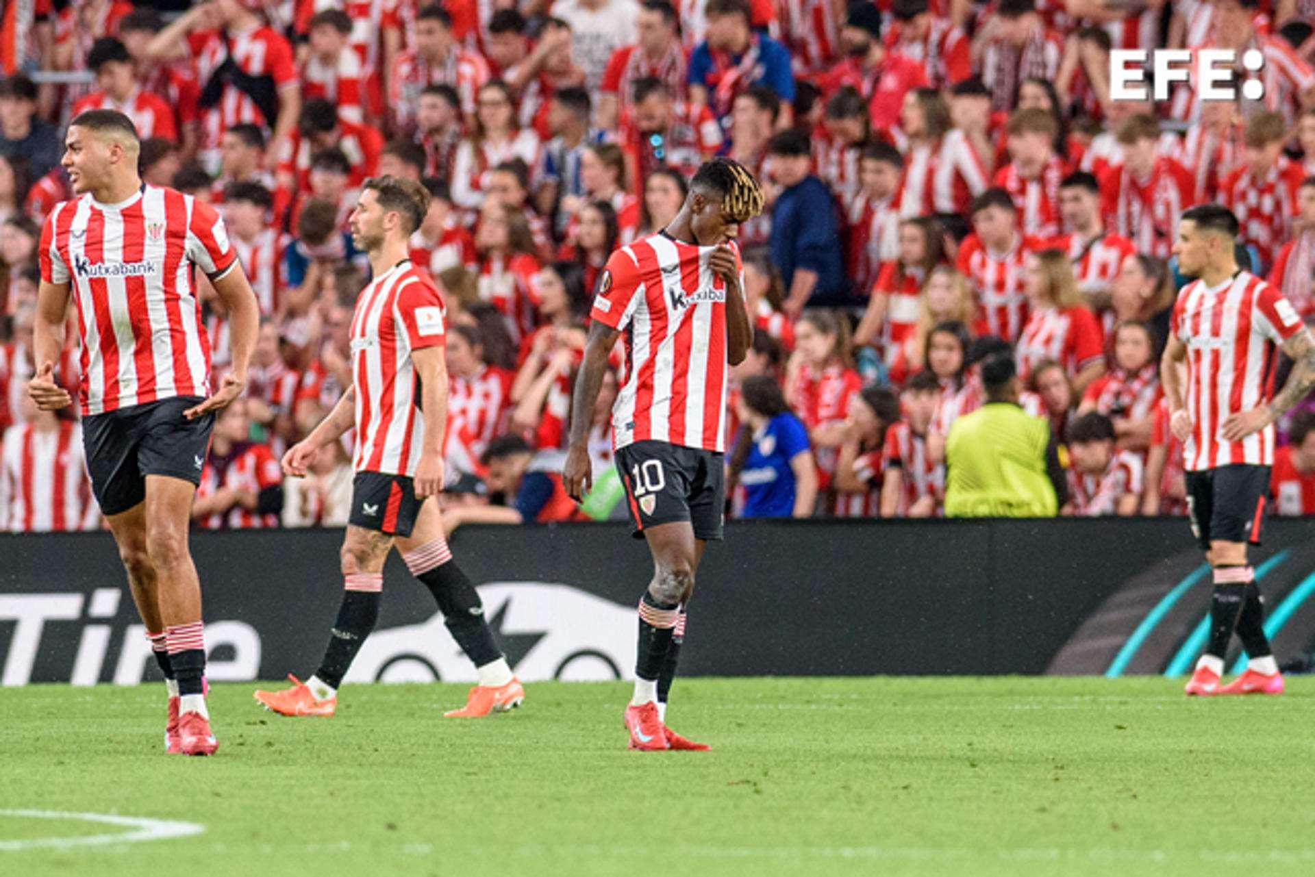 Nico Williams será baja en el derbi por problemas de pubis