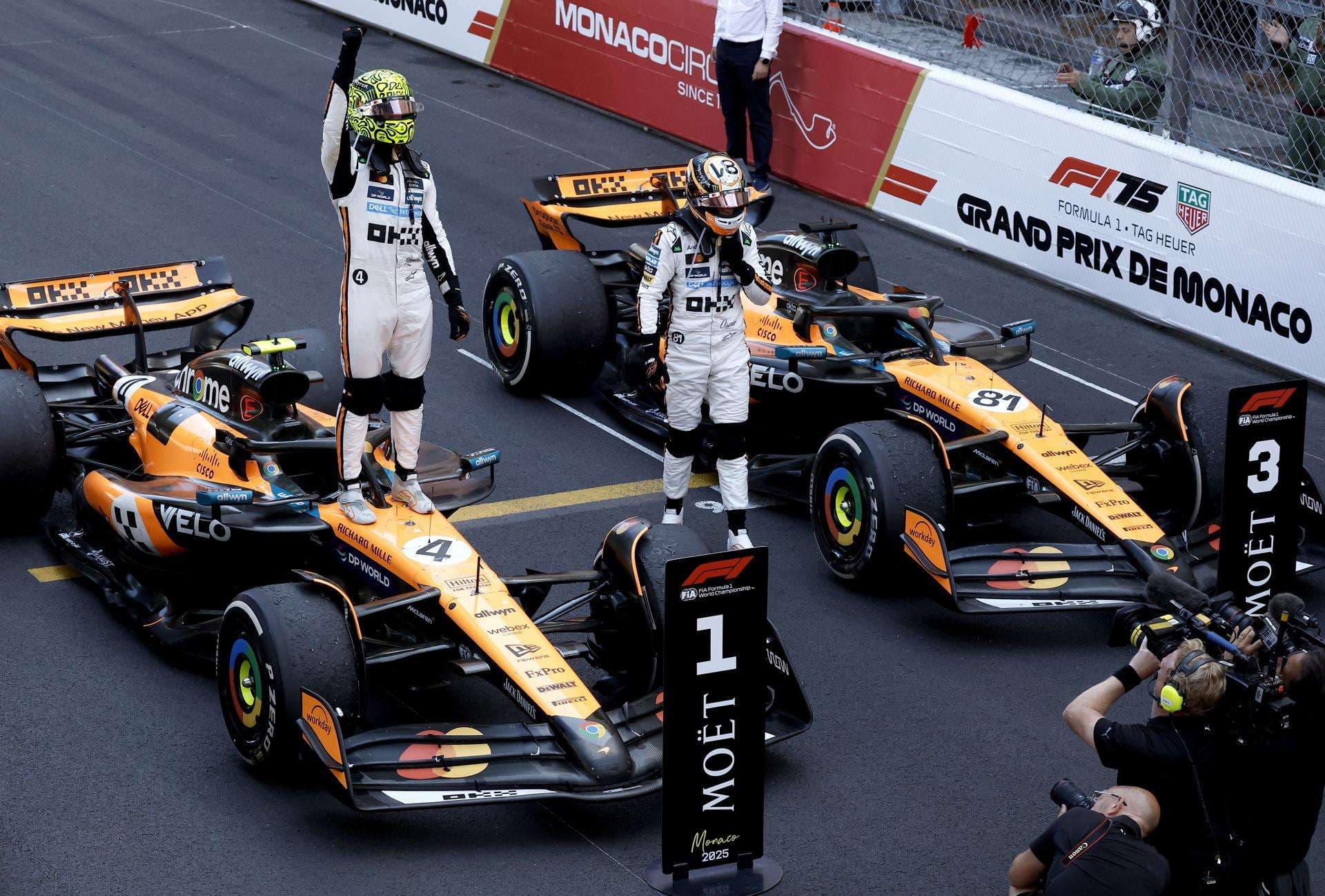 Norris anima en Mónaco la pugna interna de McLaren
