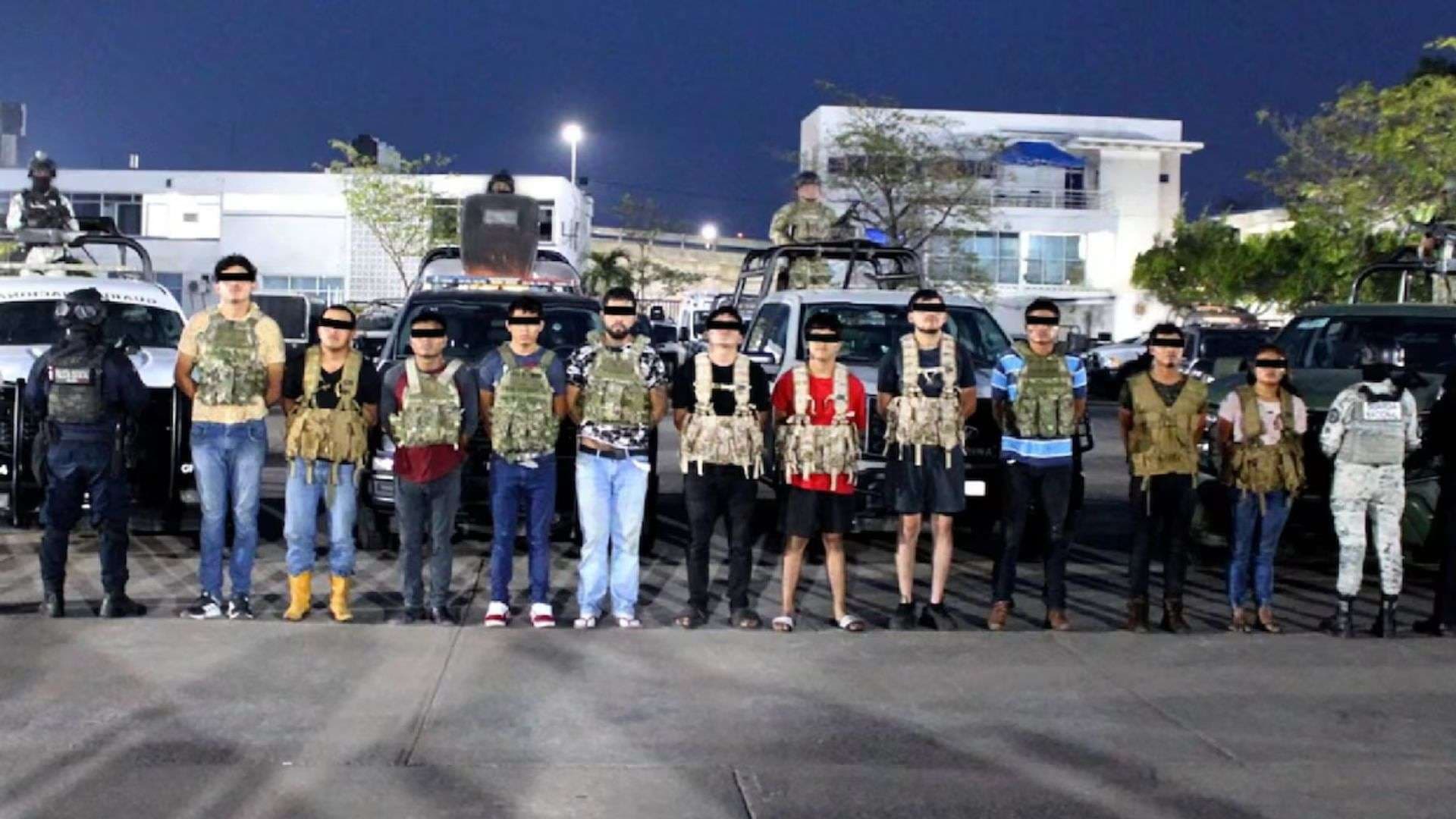 Detienen a seis guatemaltecos en Tabasco por presuntos vínculos con el CJNG