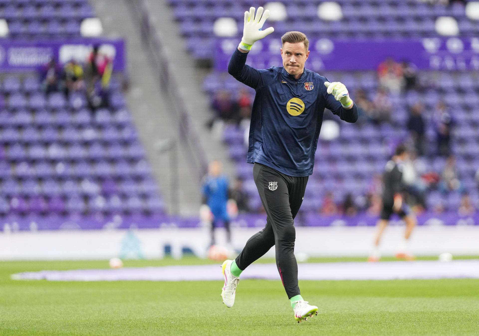 Primera sesión de pretemporada sin Ter Stegen, que se queda trabajando en el gimnasio