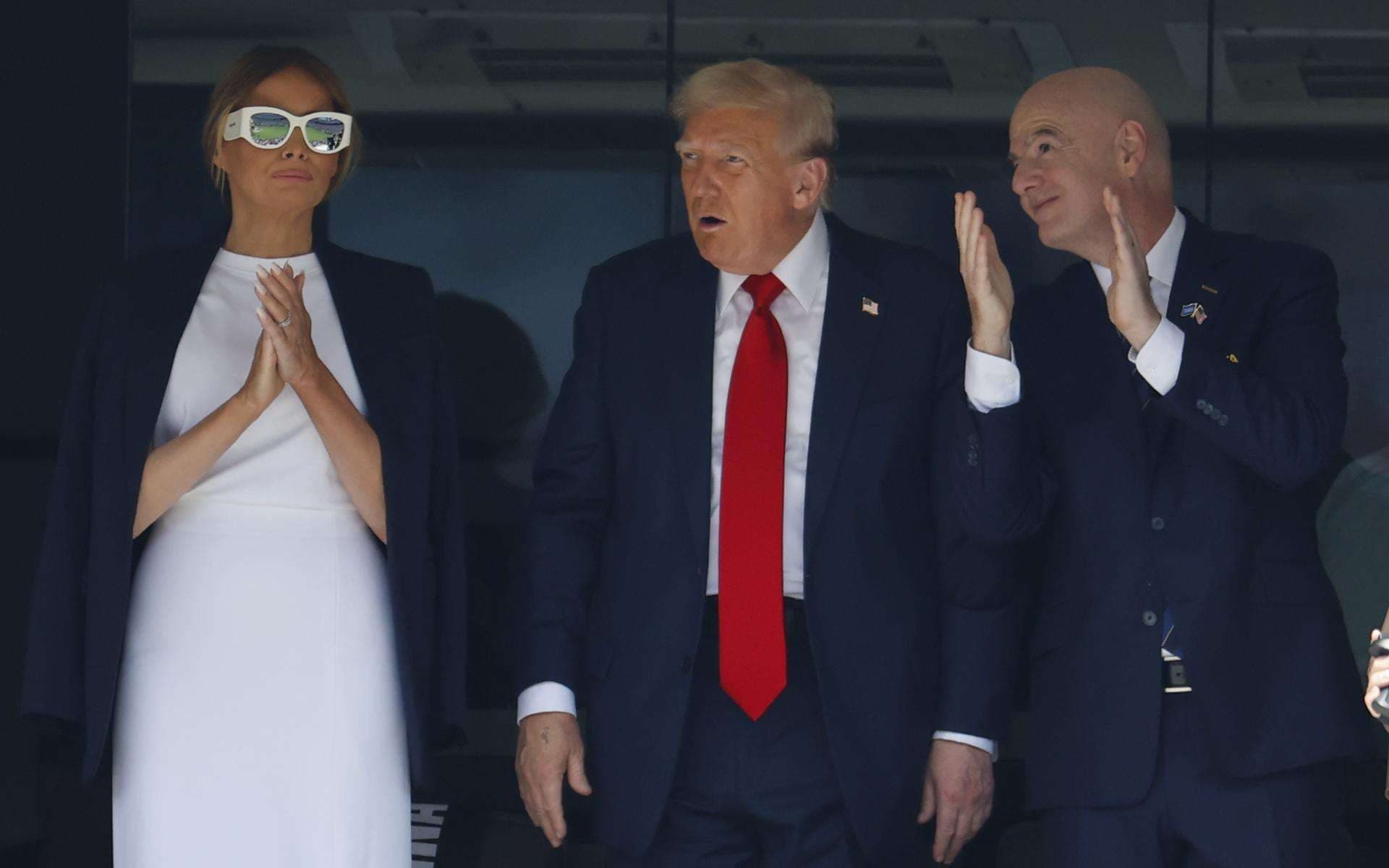 Trump preside la final del Mundial de Clubes junto a Infantino