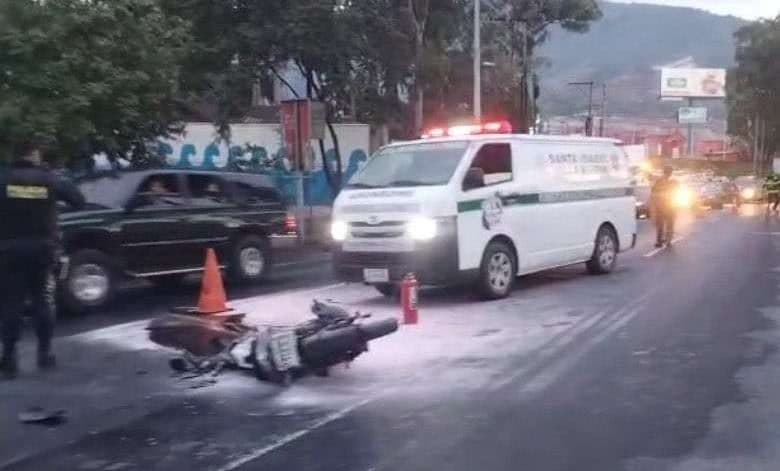 motorista fallecido en ruta al pacífico.