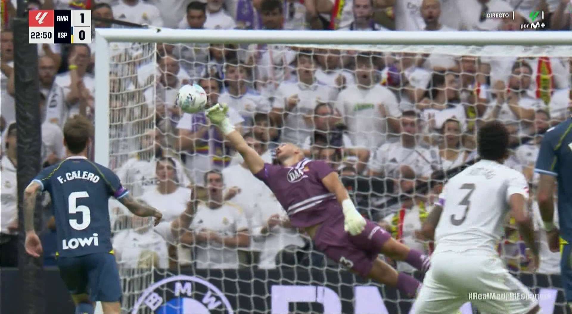 EN VIDEO: el golazo de Militao que emociona al madridismo este sábado