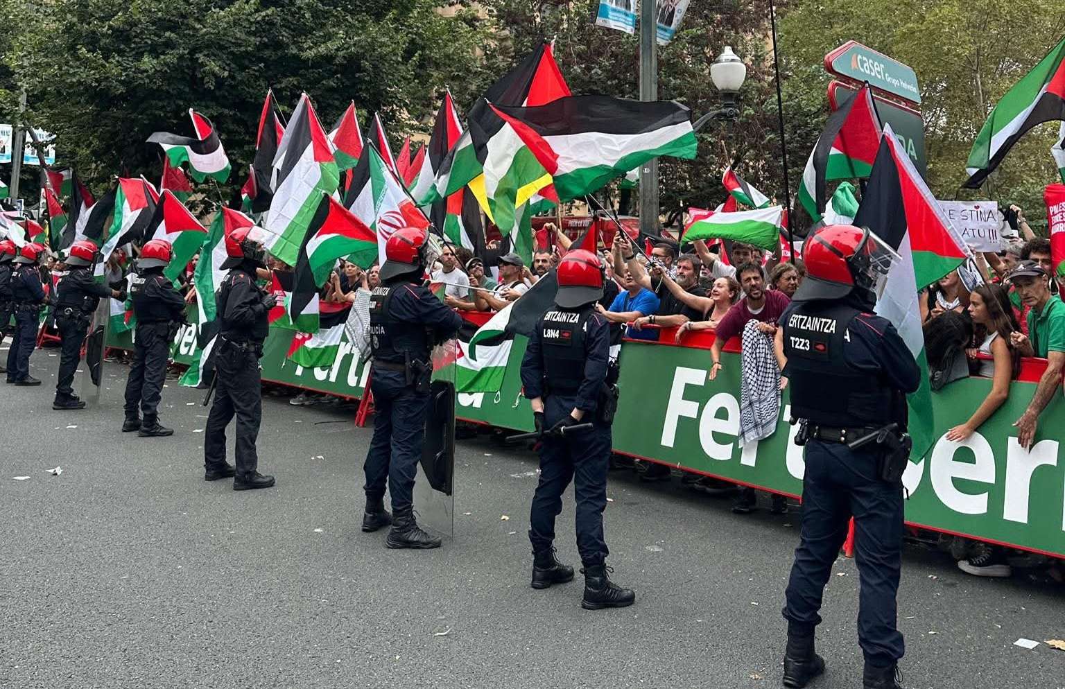 Protestas contra Israel.